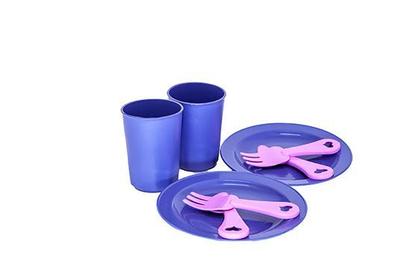 Imagem de Kit Cafeteria Brinquedo Menina Forma Copo Infantil Rosa 39pç