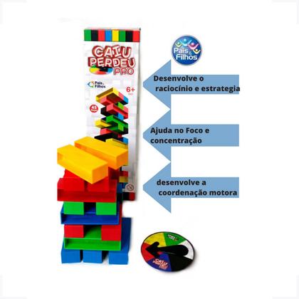 Imagem de Kit Caiu Perdeu Pro e Domino - Jogos Infantis Educativos Jogos Pedagogicos