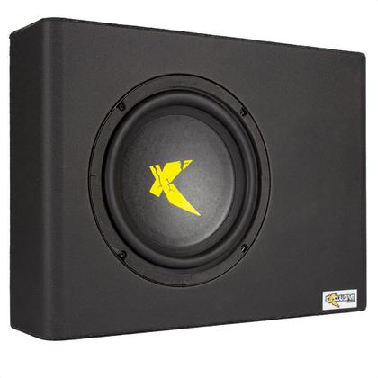 Imagem de Kit Caixa Amplificada Exclusive Slim 8 Polegadas C/ Cabo Rca