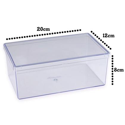 Imagem de KIT CAIXA CAKE BOX RETANGULAR 20x12x8 1,500ML C/10 -BLUESTAR