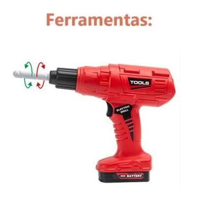 Imagem de Kit Caixa de Ferramentas - Brinquedo 55 Pcs