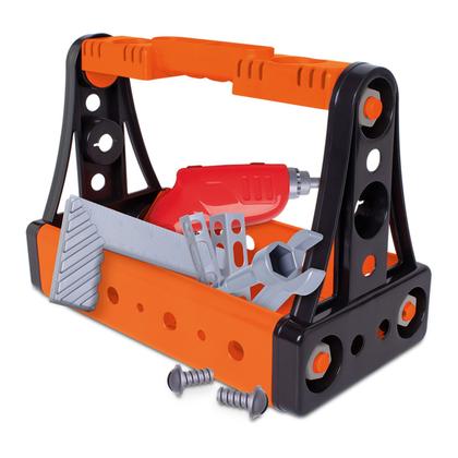 Imagem de Kit Caixa de Ferramentas Brinquedo Furadeira e Acessórios