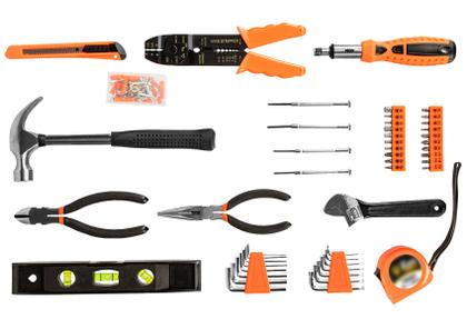 Imagem de Kit Caixa De Ferramentas Completo 129pçs - Estojo/maleta The Black Tools