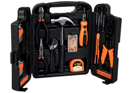 Imagem de Kit Caixa De Ferramentas Completo 129pçs - Estojo/maleta The Black Tools