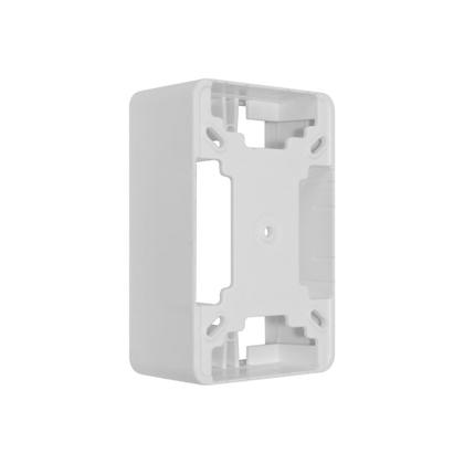 Imagem de KIT - Caixa de Sobrepor 4x2 + Espelho com 2 Saídas RJ45 Separadas Horizontal - Ilumi