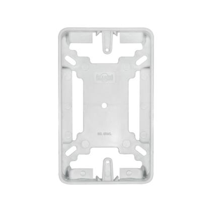 Imagem de KIT - Caixa de Sobrepor 4x2 + Espelho com 2 Saídas RJ45 Separadas Horizontal - Ilumi