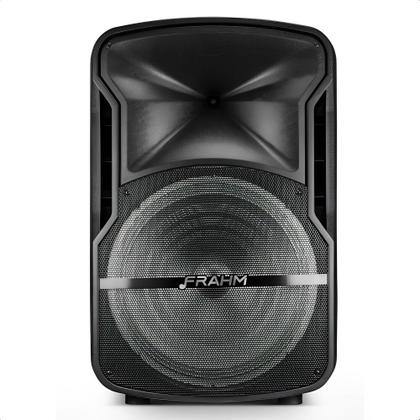 Imagem de Kit Caixa De Som Ativa CM15 Com Tripé E Microfone Rms 500 Watts Alto-Falante 15" Frahm - 32273