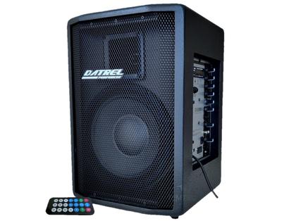 Imagem de Kit caixa som ativa passiva datrel 10p 400w rms tripé mesa