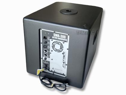 Kit caixa subwoofer ativa e passiva 12