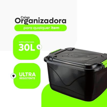 Kit caixas organizadoras 30 litros - FORMPLAST Imagem de Kit caixas organizadoras 30 litros