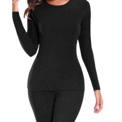 Imagem de Kit Calça Blusa Térmica Inverno Frio Intenso Feminino Forrada Tamanho Único