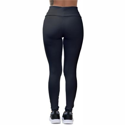 Imagem de Kit Calça Legging Feminina Camisa Regata Proteção UV50 Caminhada Fitness Térmica Slim