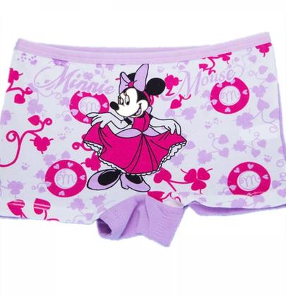 Imagem de Kit Calcinha Infantil Box Shortinho Box (92% Algodão 8% Elastano) 2a10 anos