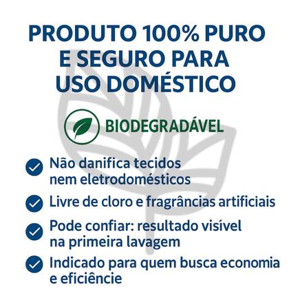 Imagem de Kit Calisul Percarbonato Bicarbonato de Sódio 2x1kg Lavagem Top