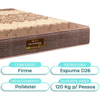 Imagem de Kit Cama Box + Cabeceira + Colchão Casal D26 - Ortophedic - Sankonfort