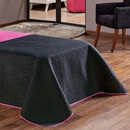 Imagem de Kit Cama Colcha Infantil Cobre Leito Game Girl Dupla Face com Almofada Casal Queen 06 Peças Gamer Menina Juvenil