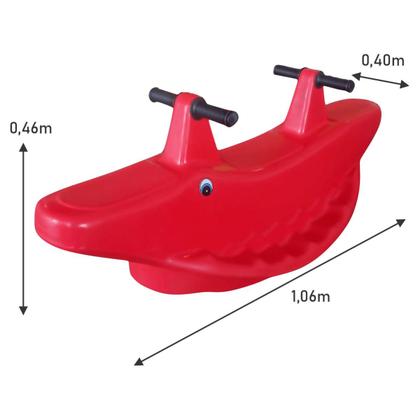 Imagem de kit Cama Elástica 3,05m Escorregador Médio Gangorra 2 Lugares