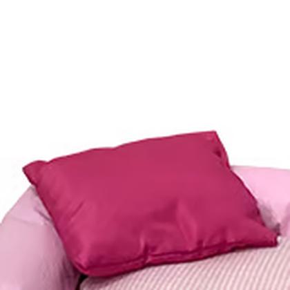 Imagem de Kit Cama maternidade material sintético 53x43 Rosa Lion Pet - Tudo em Caixa