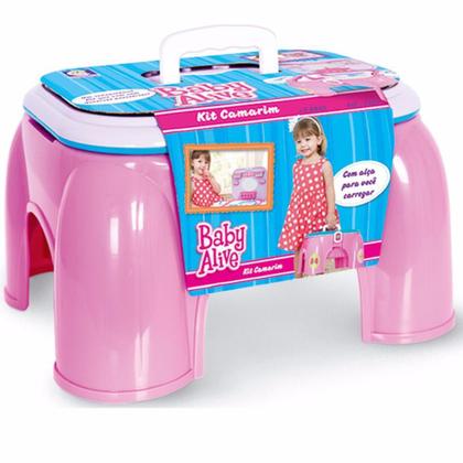 Kit Camarim Maleta Infantil Baby Alive Cotiplas - Brincando de