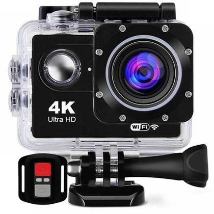 Imagem de KIT Câmera De Ação M10 4K + 32gb + Bastão Controle Remoto Wifi Filmadora Sport Moto Bike Esportiva