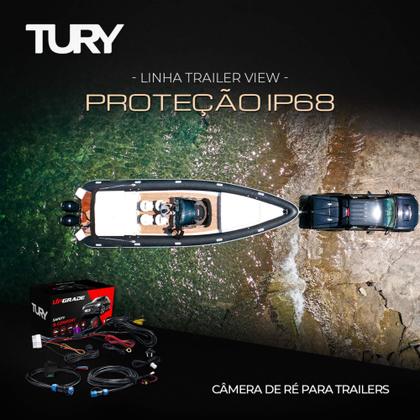 Imagem de Kit Câmera de Ré para Trailers Carretas ModuloTury Trailerview