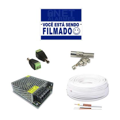 Imagem de Kit Câmera de Segurança Intelbras com 2 Câmeras de Segurança Dome 720p