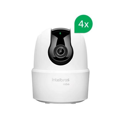 Imagem de Kit Câmera de Vídeo Wi-Fi Full HD Intelbras IME 360 C - 4 Unidades