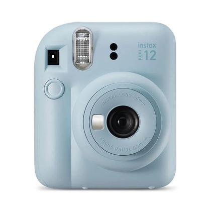Imagem de Kit Câmera Instantânea Instax Mini 12 Azul com Pack 10 fotos e Bolsa Azul, FUJIFILM