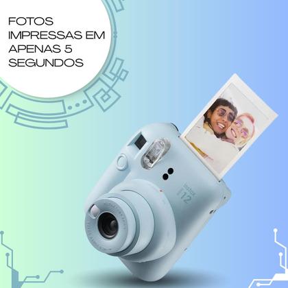 Imagem de Kit Câmera Instantânea Instax Mini 12 com Bolsa Mais 10 Filmes