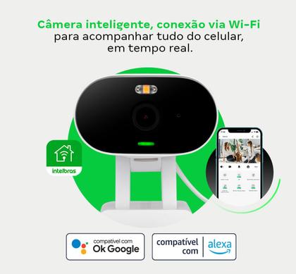 Imagem de Kit Câmera Inteligente Full Color Intelbras IME 500 com Cartão MicroSD 32GB
