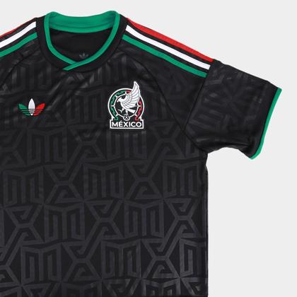 Imagem de Kit Camisa Seleção México Third 2026 Originals + Mini Bola Trionda Adidas