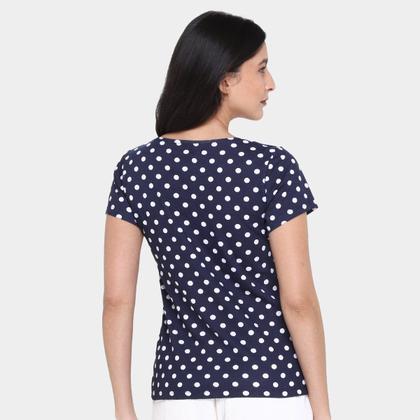 Imagem de Kit Camiseta Básicos Poá c/ 2 Peças Feminina