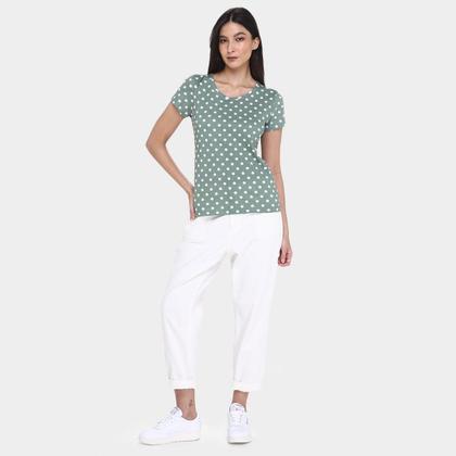 Imagem de Kit Camiseta Básicos Poá c/ 2 Peças Feminina