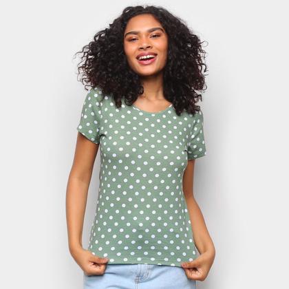 Imagem de Kit Camiseta Básicos Poá c/ 2 Peças Feminina