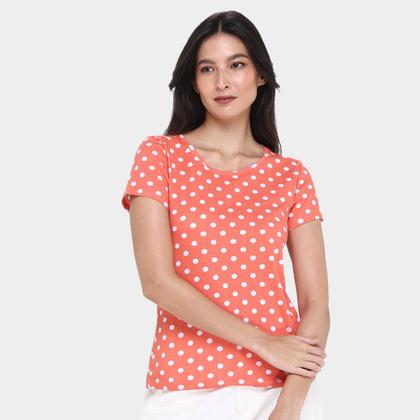 Imagem de Kit Camiseta Básicos Poá c/ 2 Peças Feminina