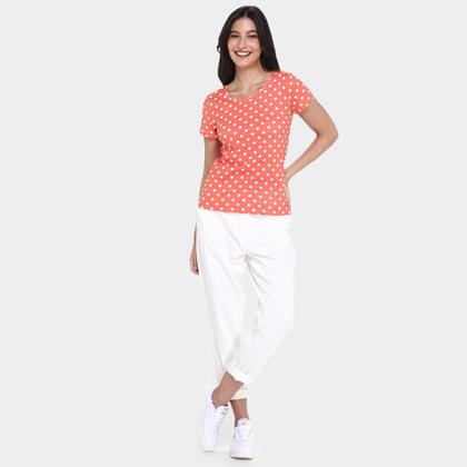 Imagem de Kit Camiseta Básicos Poá c/ 2 Peças Feminina