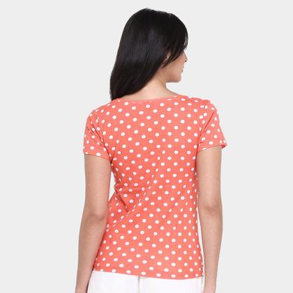 Imagem de Kit Camiseta Básicos Poá c/ 2 Peças Feminina