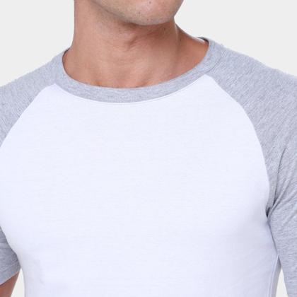 Imagem de Kit Camiseta Básicos Raglan 2 Peças Masculina