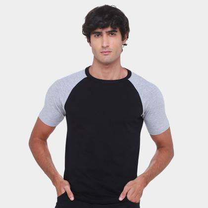 Imagem de Kit Camiseta Básicos Raglan 2 Peças Masculina
