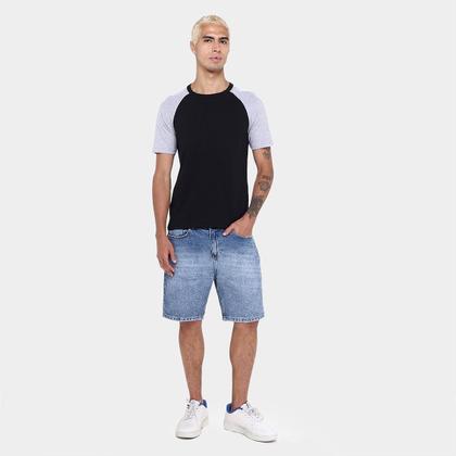 Imagem de Kit Camiseta Básicos Raglan 2 Peças Masculina