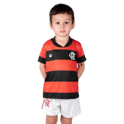 Imagem de Kit Camiseta e Short Dry Baby/infantil Flamengo I