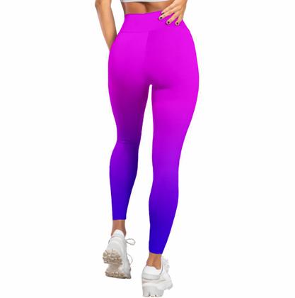 Imagem de Kit Camiseta Feminina Academia Legging Cos Alto Fitness Musculacao Caminhada Treino