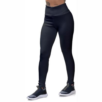 Imagem de Kit Camiseta Feminina Regata Calça Legging Cavada Blusa Caminhada Musculação Proteção UV50