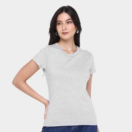 Imagem de Kit Camiseta Hering Básica Feminina 3 Peças