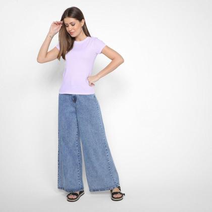 Imagem de Kit Camiseta Hering Básica Feminina 5 Peças