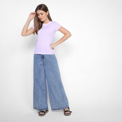 Imagem de Kit Camiseta Hering Básica Feminina 5 Peças