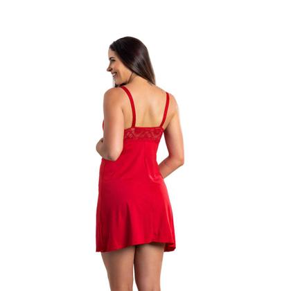 Imagem de Kit Camisola Amamentação com Click Frontal e Robe Luxo