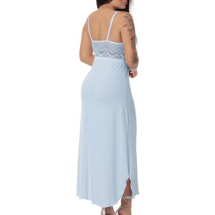 Imagem de Kit Camisola Longa de Amamentação com Robe Longo Maternidade