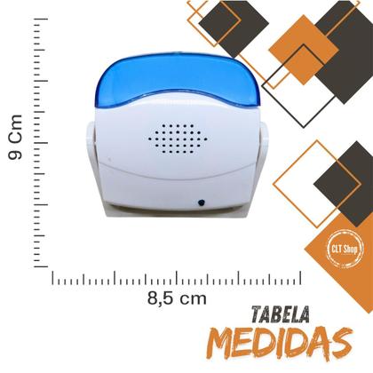 Imagem de Kit Campainha Sem Fio de Longo Alcance e Sensor de Presença