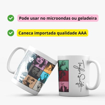Imagem de Kit Caneca Porcelana + Garrafa Squeeze da Taylor Swift
